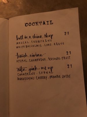 Menu photo 5 Roosterfish Venice, CA