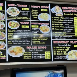 California Burrito - Menu