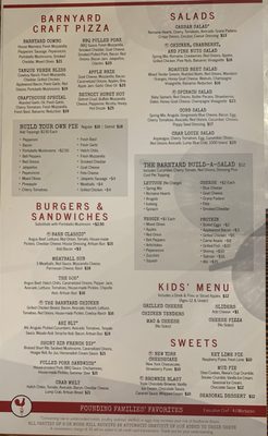 Menu photo 7 Barnyard Crafthouse & Eatery Tucson, AZ