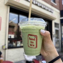 Mandarin Matcha Latte Mandarin Matcha Latte