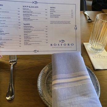 Bosforo - Menu and seating set up - Mediterranean Near Me - Miramar Beach, Florida Bosforo - Menu and seating set up - Mediterranean Near Me - Miramar Beach, Florida
