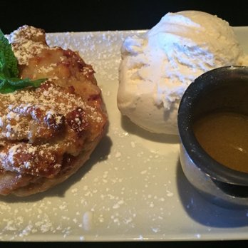 Baxters American Grille - White Chocolate Raspberry Bread Pudding - New American Near Me - Bloomington, Illinois