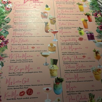 Lola Bar Miami - Menu - Cocktail Bars Near Me - Miami, Florida Lola Bar Miami - Menu - Cocktail Bars Near Me - Miami, Florida