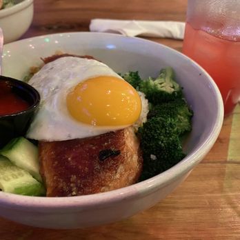 Session Room - Bibimbop bowl with salmon. - Beer Bar Near Me - Ann Arbor, Michigan