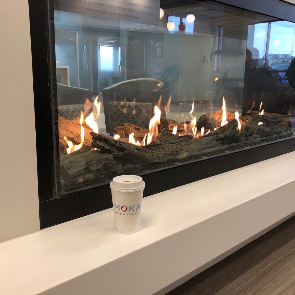 MOKA - Fireplace joins a few other businesses. - Coffee & Tea Near Me - Rochester, Minnesota MOKA - Fireplace joins a few other businesses. - Coffee & Tea Near Me - Rochester, Minnesota