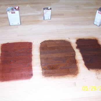 Frank VandePutte - Stain samples on your floor - Flooring Near Me - Ortonville, Michigan Frank VandePutte - Stain samples on your floor - Flooring Near Me - Ortonville, Michigan