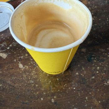 Finegan & Son - Cappuccino in a to go cup in case we decided to go - Cafes Near Me - Newry, NYM