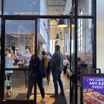 The Flying Biscuit Cafe - Entry once inside highside market building - Breakfast & Brunch Near Me - Columbus, Georgia