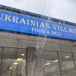 Ukrainian Village Food & Deli - Front sign