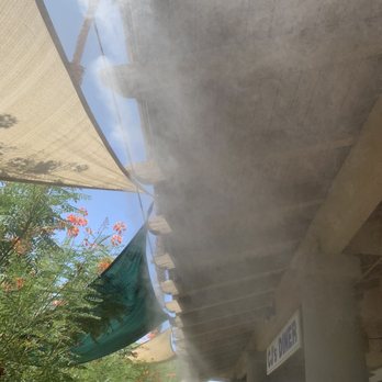 CJ's Diner - CJs Patio seating w/ misters - Diners Near Me - Palm Desert, California