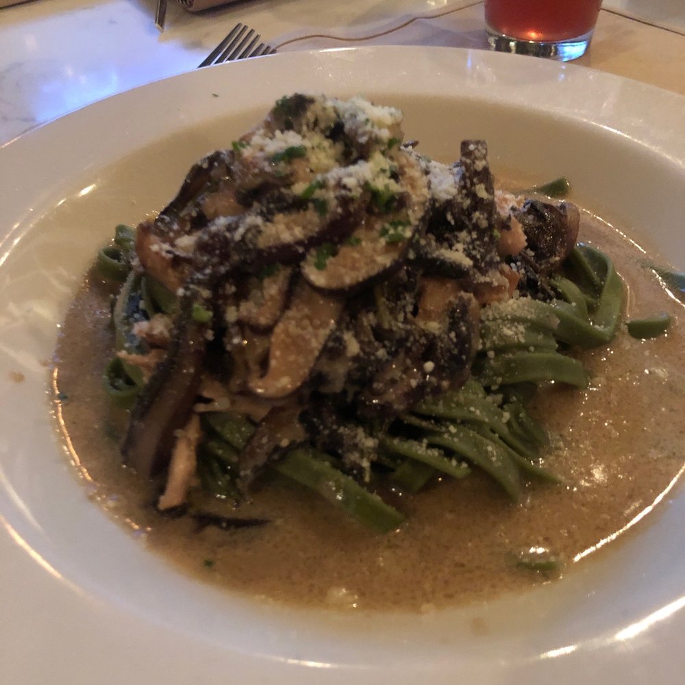 Cafe Tiramisu - Sautéed mushroom pasta. - Italian Near Me - Raleigh, North Carolina