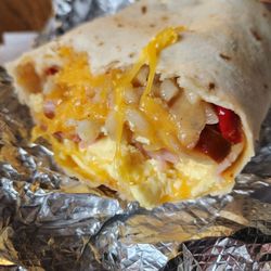 Millersport Coffee - Breakfast burrito with ham