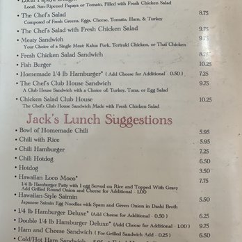 Jack's Restaurant - Lite Lunch & Sandwich Combos and Jacks Lunch Suggestions - Breakfast & Brunch Near Me - Honolulu, Hawaii Jack's Restaurant - Lite Lunch & Sandwich Combos and Jacks Lunch Suggestions - Breakfast & Brunch Near Me - Honolulu, Hawaii