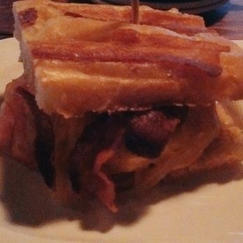 The Loose Moose - The Woody Burger. So rich. So good. So delicious! - Sports Bars Near Me - Toronto, Ontario