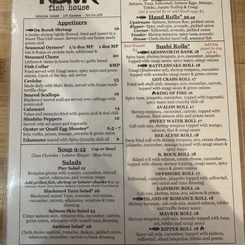NDMK Fish House - Menu - Sushi Bars Near Me - Avalon, California NDMK Fish House - Menu - Sushi Bars Near Me - Avalon, California