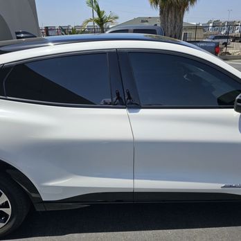 OC Tint Solutions - Picture of the tint job after pickup. 15% 3M Ceramic on the 4 side windows and rear windshield. - Car Window Tinting Near Me - Costa Mesa, California