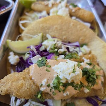Taco Buddha - The Baja (Pallock Fish) - Tacos Near Me - Kirkwood, Missouri Taco Buddha - The Baja (Pallock Fish) - Tacos Near Me - Kirkwood, Missouri