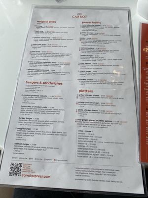 Menu photo 4 Carrot Express Miami Beach, FL