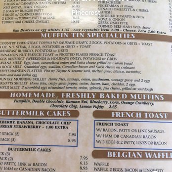 The Muffin Tin - Breakfast menu - American Near Me - Pinecrest, Florida