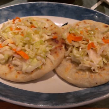 Cuscatlan Salvadorian Cuisine and More - Two pupusas de Revueltas (*^_^*) - Salvadoran Near Me - Escondido, California