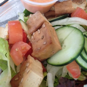 Cinco de Mayo - Tofu Salad with Carrot Dressing - Juice Bars & Smoothies Near Me - New York, New York Cinco de Mayo - Tofu Salad with Carrot Dressing - Juice Bars & Smoothies Near Me - New York, New York