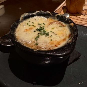 Brick and Brine - French onion soup - New American Near Me - Kalamazoo, Michigan