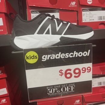 New Balance Factory Store - A youth size, buy one get one half off on this selection - Outlet Stores Near Me - Orlando, Florida New Balance Factory Store - A youth size, buy one get one half off on this selection - Outlet Stores Near Me - Orlando, Florida