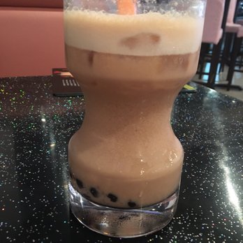 Snowflake Tea House - Strawberry milk tea with boba, super sweet - Desserts Near Me - Duluth, Georgia