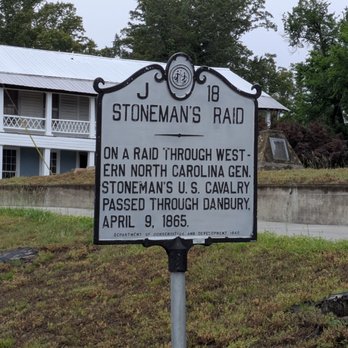 Stoneman's Raid - Stoneman's Raid Historical Marker, Danbury - Landmarks & Historical Buildings Near Me - Danbury, North Carolina Stoneman's Raid - Stoneman's Raid Historical Marker, Danbury - Landmarks & Historical Buildings Near Me - Danbury, North Carolina