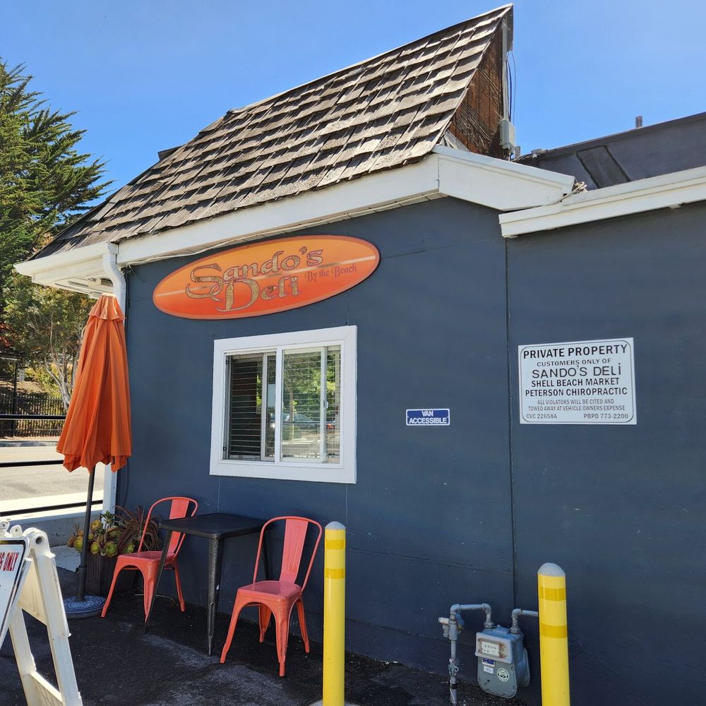 Sando's Deli - Parking lot view - Delis Near Me - Pismo Beach, California Sando's Deli - Parking lot view - Delis Near Me - Pismo Beach, California