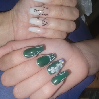 Mindy Nails Bar - The ombre ones are acrylic - Nail Salons Near Me - Whittier, California Mindy Nails Bar - The ombre ones are acrylic - Nail Salons Near Me - Whittier, California