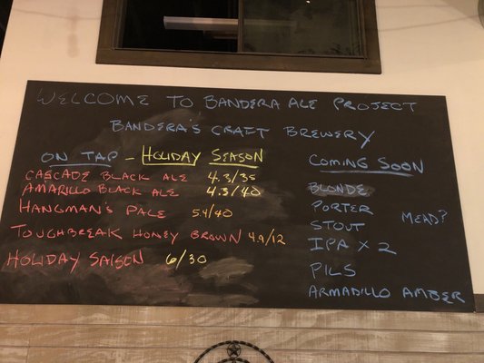 Menu photo 7 Bandera Brewery Bandera, TX