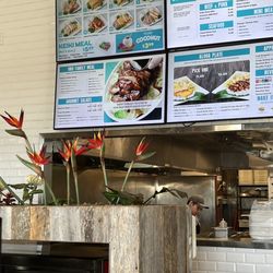 Ono Hawaiian BBQ - The menu and Hawaiian drink selection