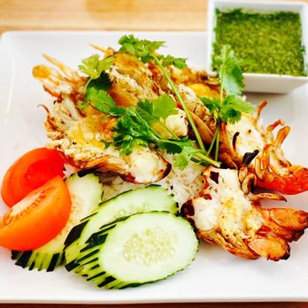 Lotus & Light - Charbroiled Giant Prawn over Rice - Vietnamese Near Me - Burbank, California