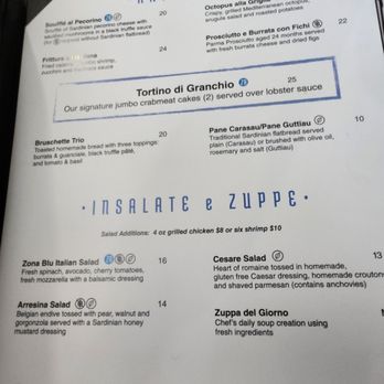 Zona Blu West Palm Beach - Sardinian Near Me - West Palm Beach, Florida