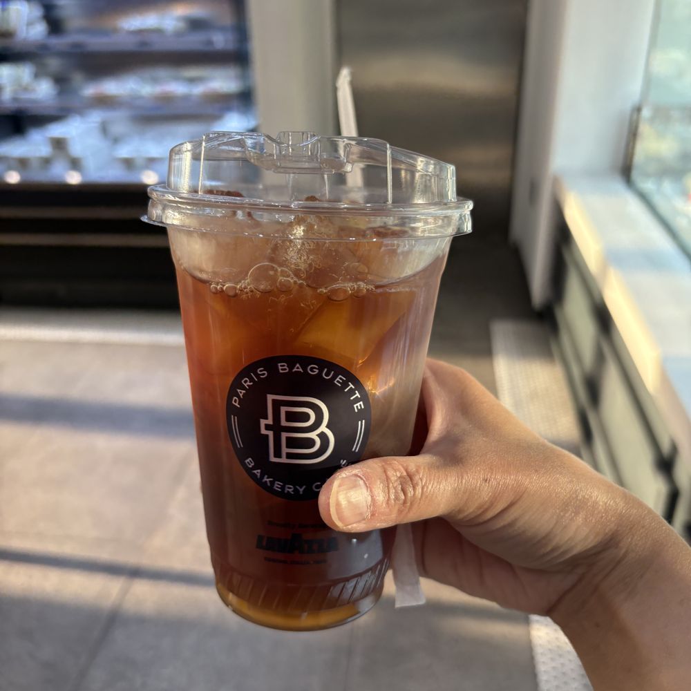 Paris Baguette - peach iced tea - Coffee & Tea Near Me - Hackensack, New Jersey