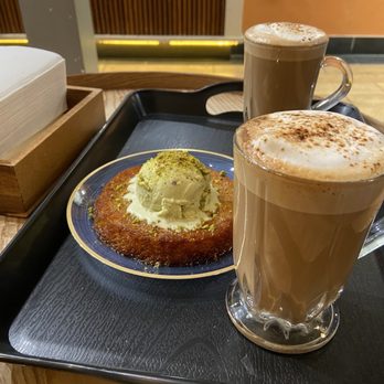 Filo Dessert - Crunchy knafe with cappuccino. Best everrr!!! - Desserts Near Me - Orange, California