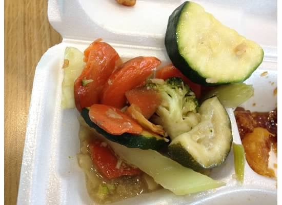 Photo of Manchu Wok - Charlotte, NC, US. Nasty veggies. Some of them were browned on the edges