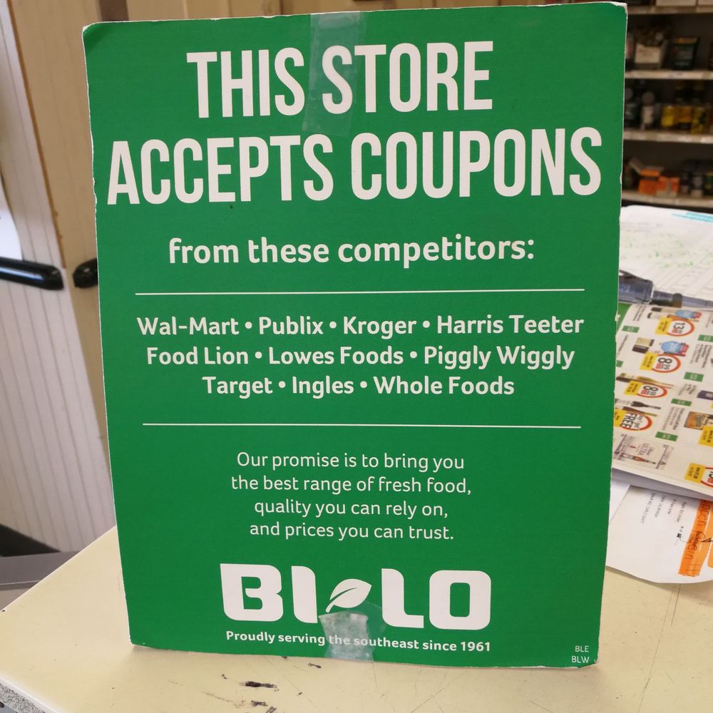 Bi-Lo - Coupon policy - Beer, Wine & Spirits Near Me - New Ellenton, South Carolina Bi-Lo - Coupon policy - Beer, Wine & Spirits Near Me - New Ellenton, South Carolina
