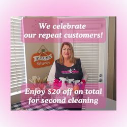 Strictly Maids - We celebrate our happy repeat customers with $20 off on total for second cleaning