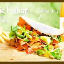 Pita Box - Pita Box in Vienna offers Vegan Kebap made out of Seitan with 80% Protein!  (c) Pita Box 2015