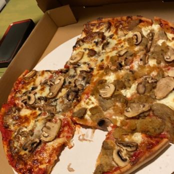Bill's Farmington Ave Pizza - a half eaten pizza - Pizza Near Me - Berlin, Connecticut