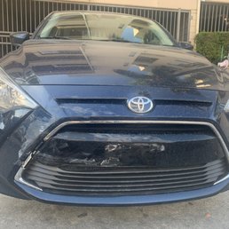 Front Bumper Damage (Before Repairs)