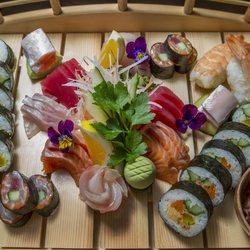 Edo Japanese Restaurant - Sushi and Sashimi Platter. Small $33 Large $60
