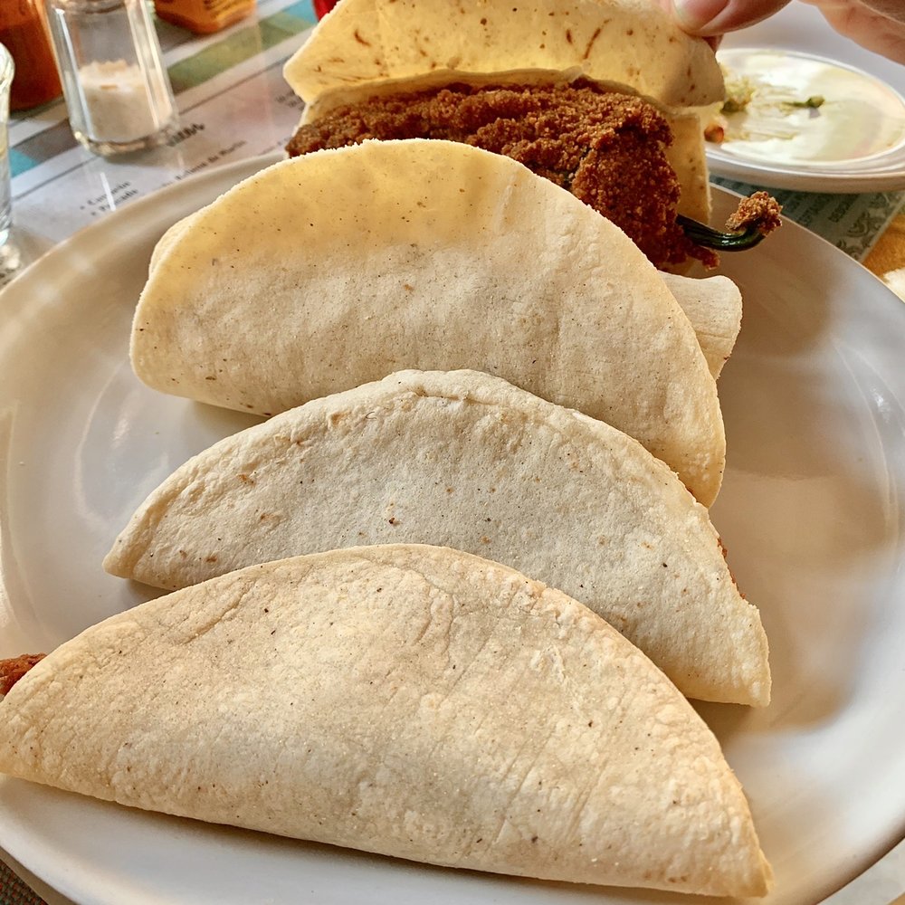 Mariscos El Güero - Jalapeño chile relleno taco filled with smoked marlin! They are HUGE and delicious!!! - Seafood Near Me - Puerto Vallarta, JAL Mariscos El Güero - Jalapeño chile relleno taco filled with smoked marlin! They are HUGE and delicious!!! - Seafood Near Me - Puerto Vallarta, JAL
