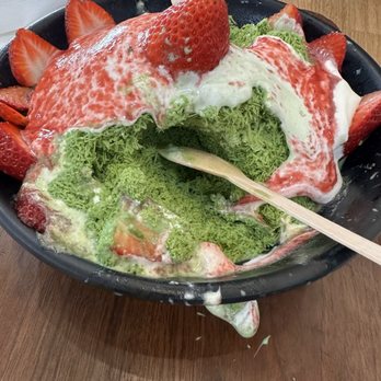 Nostimo Cafe & Tea - Strawberry matcha bingsu - Coffee & Tea Near Me - Westminster, California Nostimo Cafe & Tea - Strawberry matcha bingsu - Coffee & Tea Near Me - Westminster, California