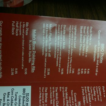 Mojos BBQ & Grill - Menu - Barbeque Near Me - Fulton, Missouri Mojos BBQ & Grill - Menu - Barbeque Near Me - Fulton, Missouri