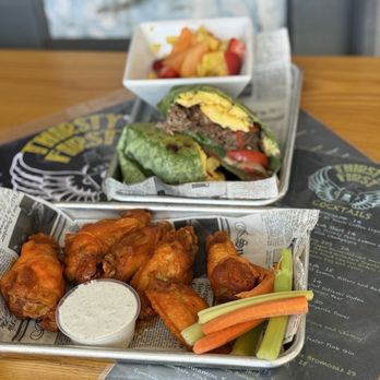 Thirsty First - Wings and a st pete wrap - Breakfast & Brunch Near Me - St. Petersburg, Florida Thirsty First - Wings and a st pete wrap - Breakfast & Brunch Near Me - St. Petersburg, Florida