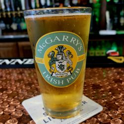 McGarry's Irish Pub - 91 degrees out. Ace Pear Cider