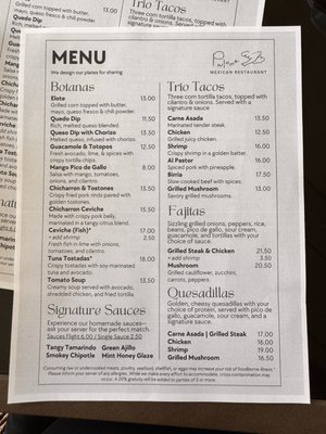 Menu photo 5 Paloma Mexican Restaurant Boynton Beach, FL Menu photo 5 Paloma Mexican Restaurant Boynton Beach, FL